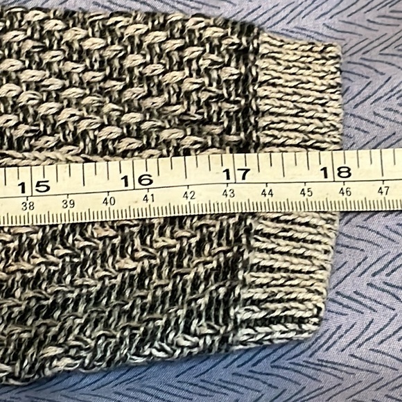 Eight Eight Eight” Large Grey Cowl Neck Sweater - Picture 8 of 8